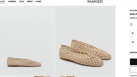 Zapatos de rafia de Mango Zapatos de rafia de Mango