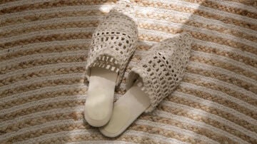 Zapatos de rafia