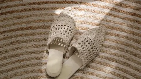 Zapatos de rafia Zapatos de rafia