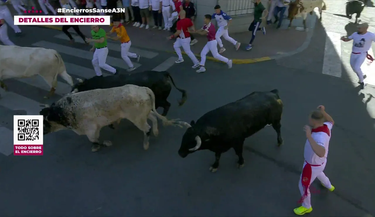 Así ha sido el quinto encierro de San Sebastián de Los Reyes 2026