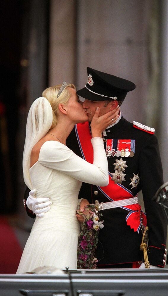 Haakon y Mette-Marit el día de su boda