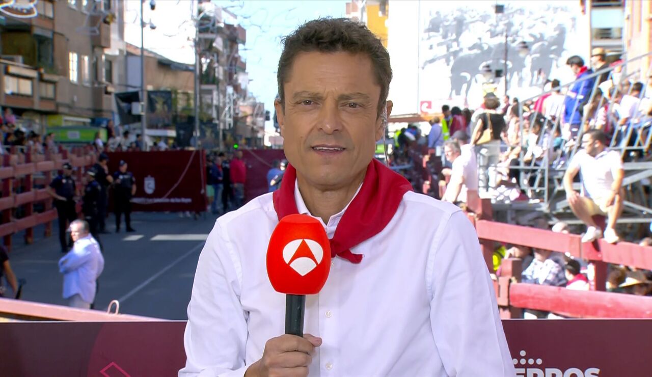 Javier Gallego en los encierros de San Sebasti&aacute;n de Los Reyes