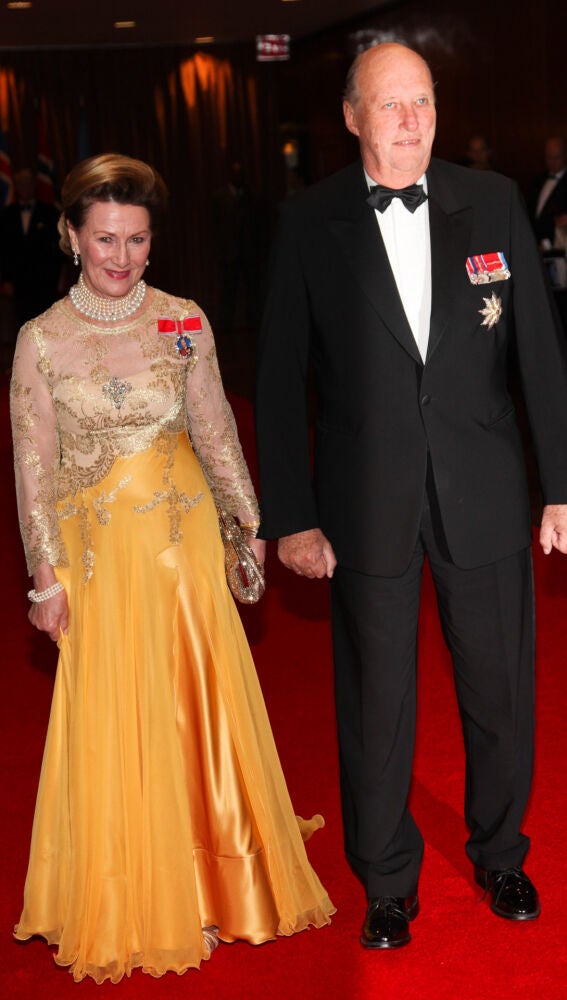 El príncipe Harald y Sonia Haraldsen