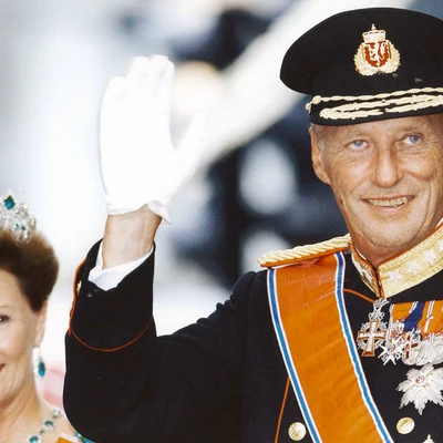 El rey Harald y la reina Sonia