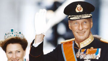 El rey Harald y la reina Sonia