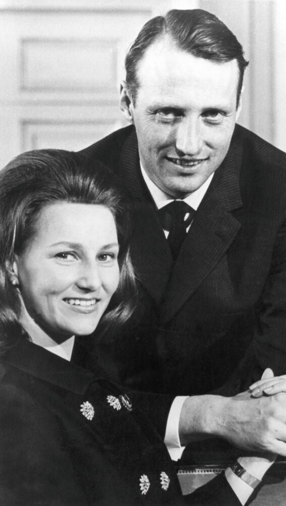 El príncipe Harald y Sonia Haraldsen
