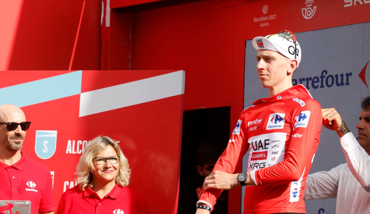 Pogacar durante la Vuelta a Espa&ntilde;a