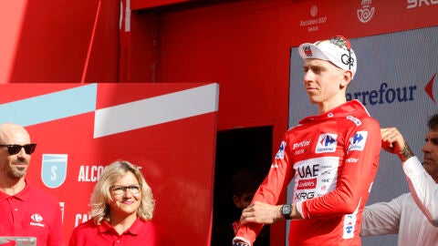 Pogacar durante la Vuelta a Espa&ntilde;a