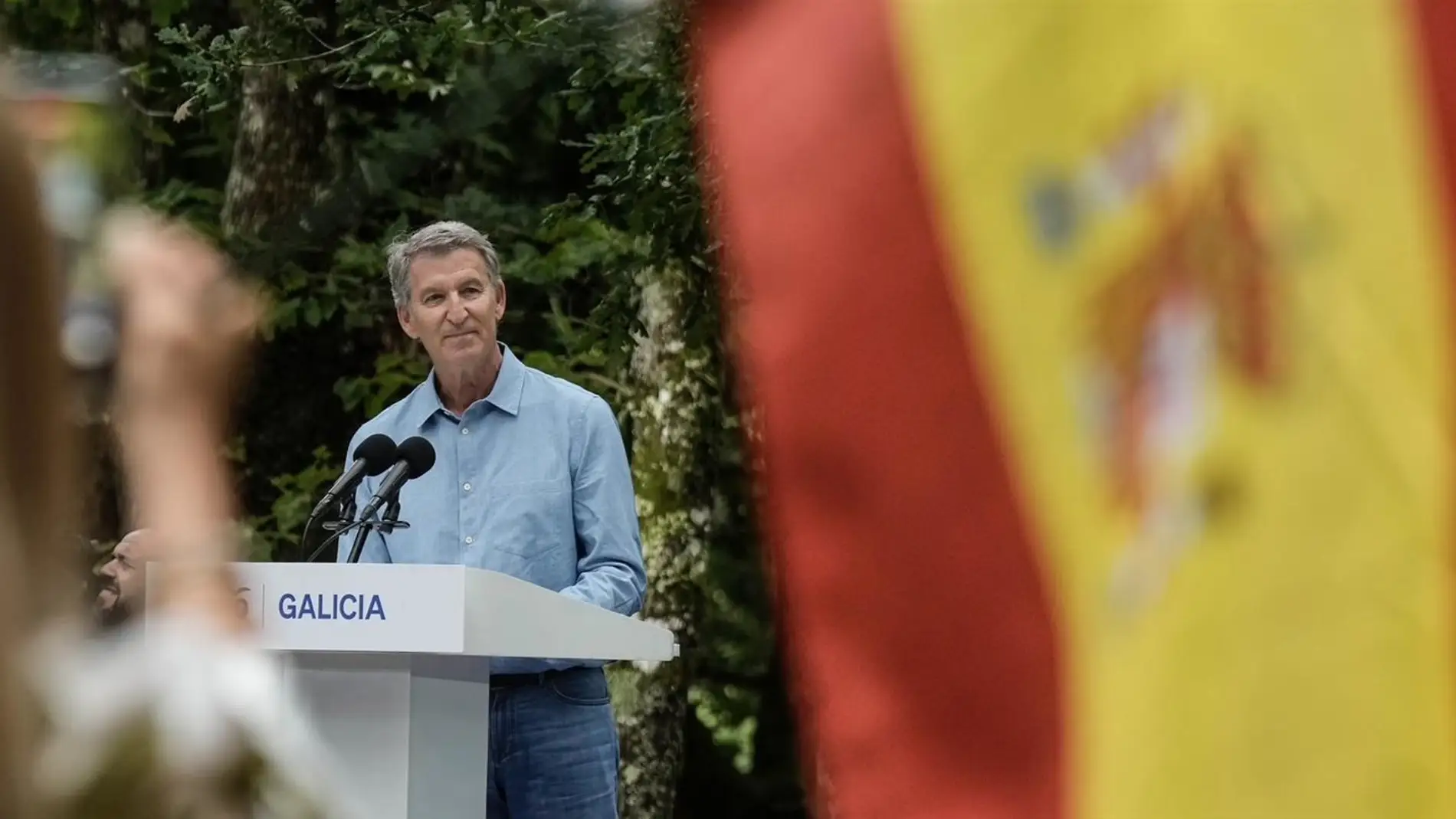 Feijóo promete ser un presidente "presente y veraz": "No quiero llegar a la Moncloa solo por el fracaso del sanchismo" Feijóo promete ser un presidente "presente y veraz": "No quiero llegar a la Moncloa solo por el fracaso del sanchismo"