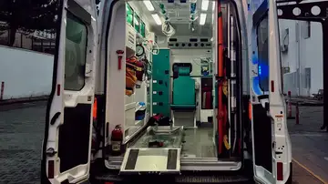 Imagen de archivo de una ambulancia Imagen de archivo de una ambulancia