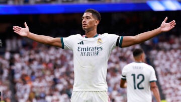 Bellingham celebra su gol ante el M&aacute;laga