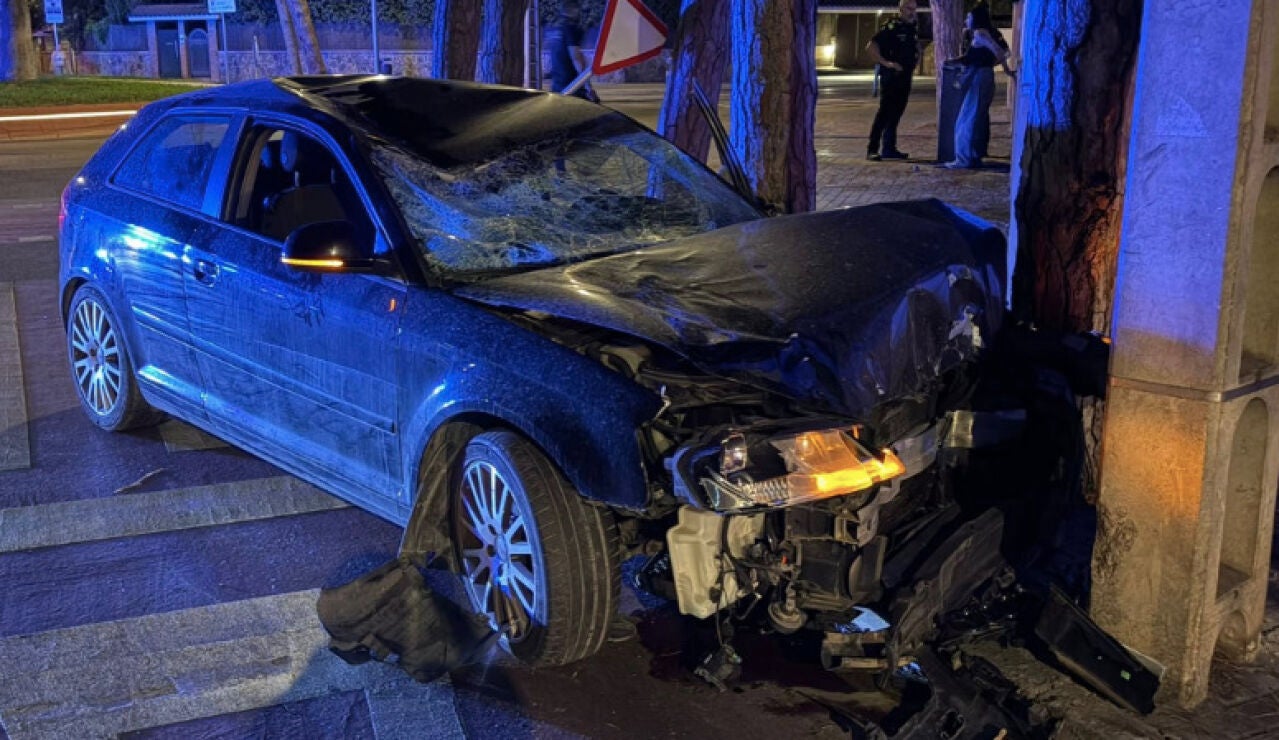Coche accidentado