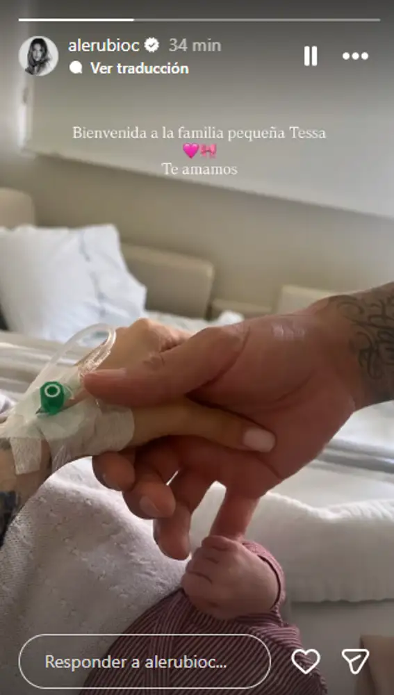 Alejandra Rubio y Carlo Constanzia dan la bienvenida a su segunda hija Alejandra Rubio y Carlo Constanzia dan la bienvenida a su segunda hija