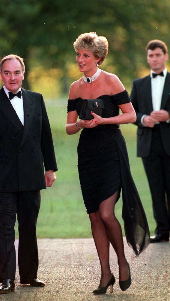Lady Di con el "vestido de la venganza"