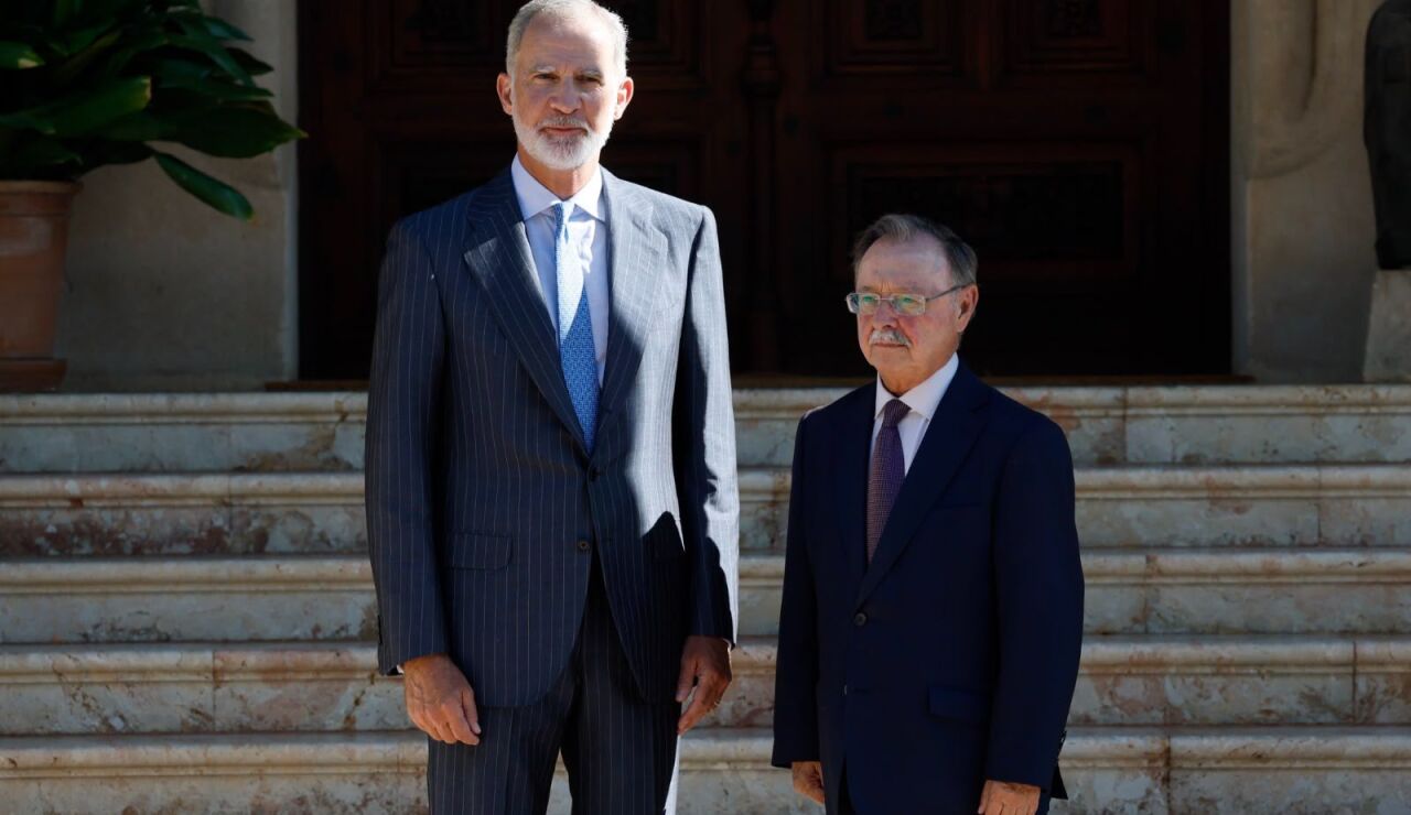 Imagen de Felipe VI y Juan Vivas.