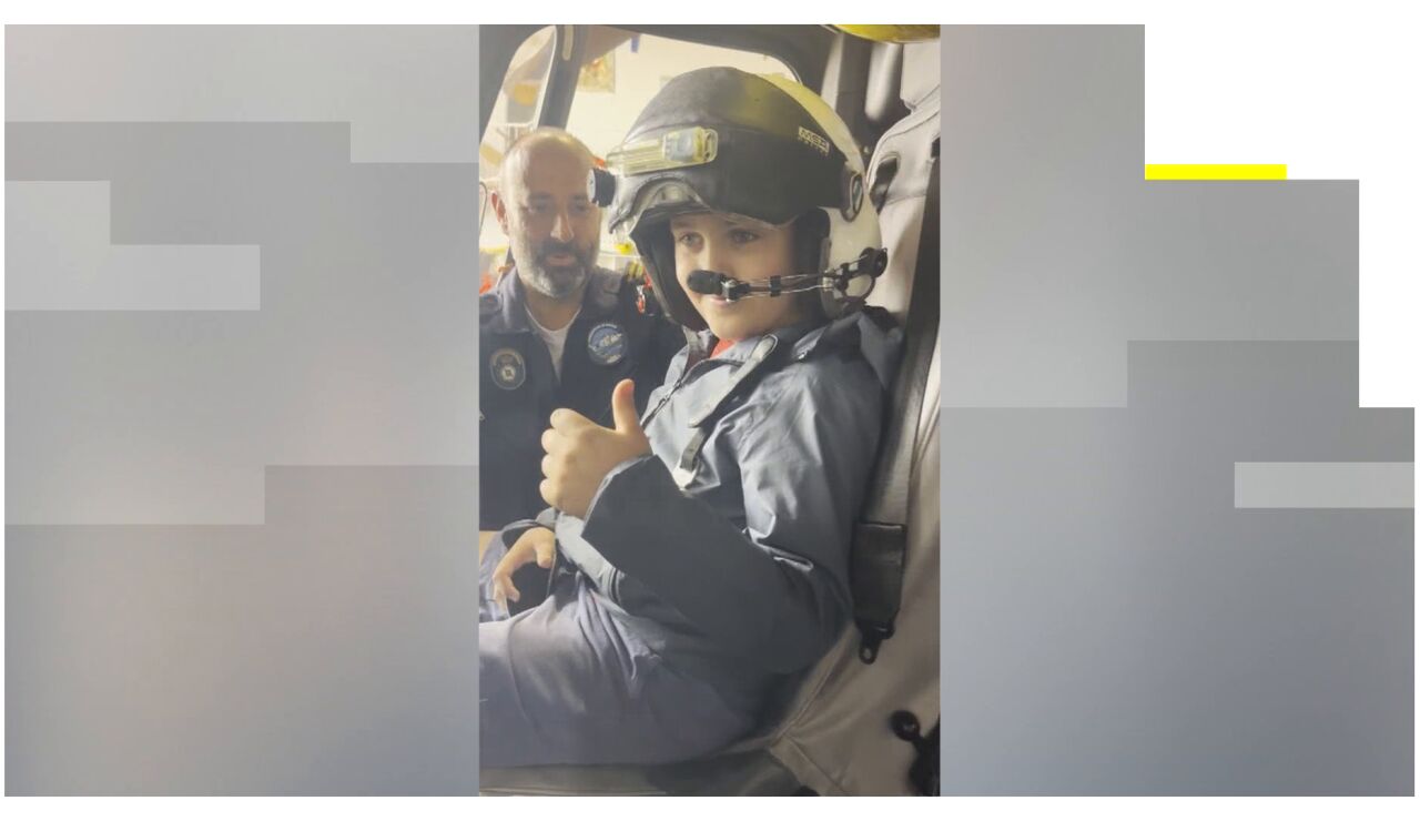 Urzi, el ni&ntilde;o que ha agradecido a los Guardacostas su rescate