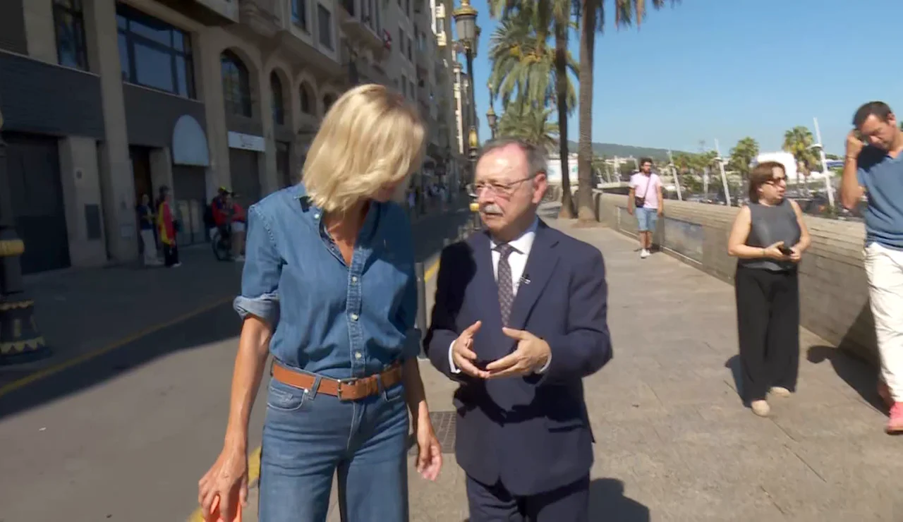 Susanna Griso recorre las calles de Ceuta con el presidente Juan Jesús Vivas