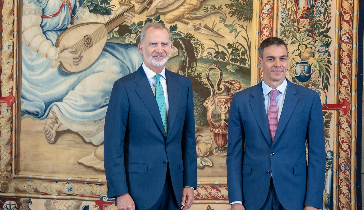 Imagen de Felipe VI y Pedro Sánchez.