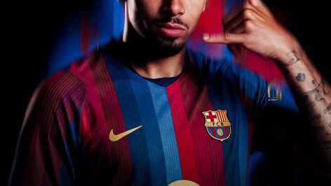 Gabriel Jesus con la camiseta del Bar&ccedil;a