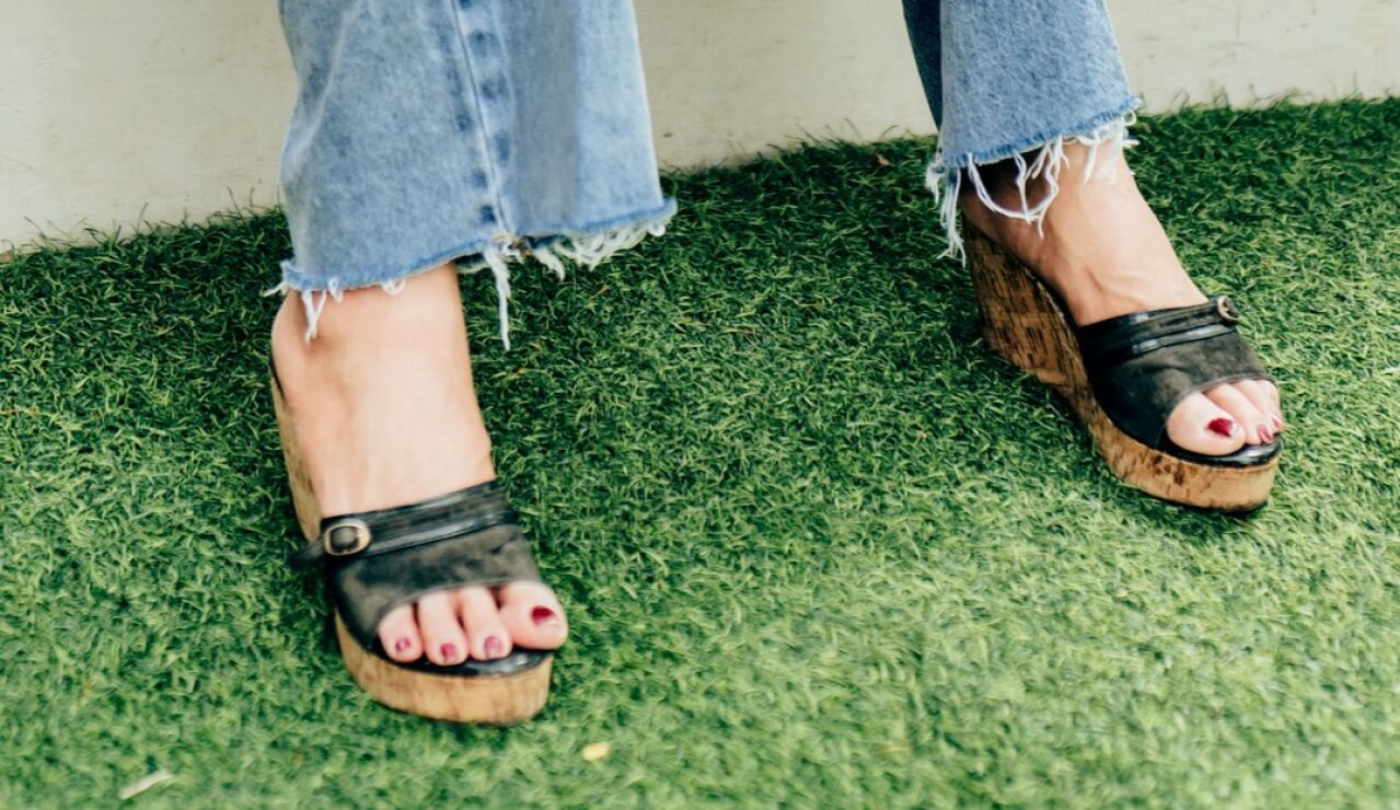 Sandalias de estilo abuela