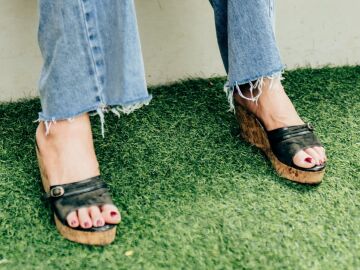 Sandalias de estilo abuela