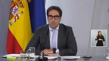 El ministro Carlos Cuerpo, en el Consejo de Ministros El ministro Carlos Cuerpo, en el Consejo de Ministros