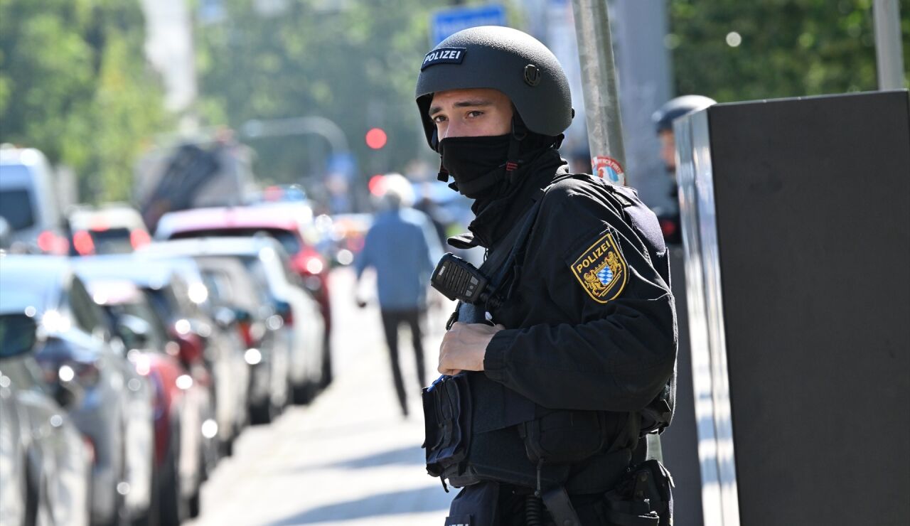 Imagen de un agente de la polic&iacute;a alemana 