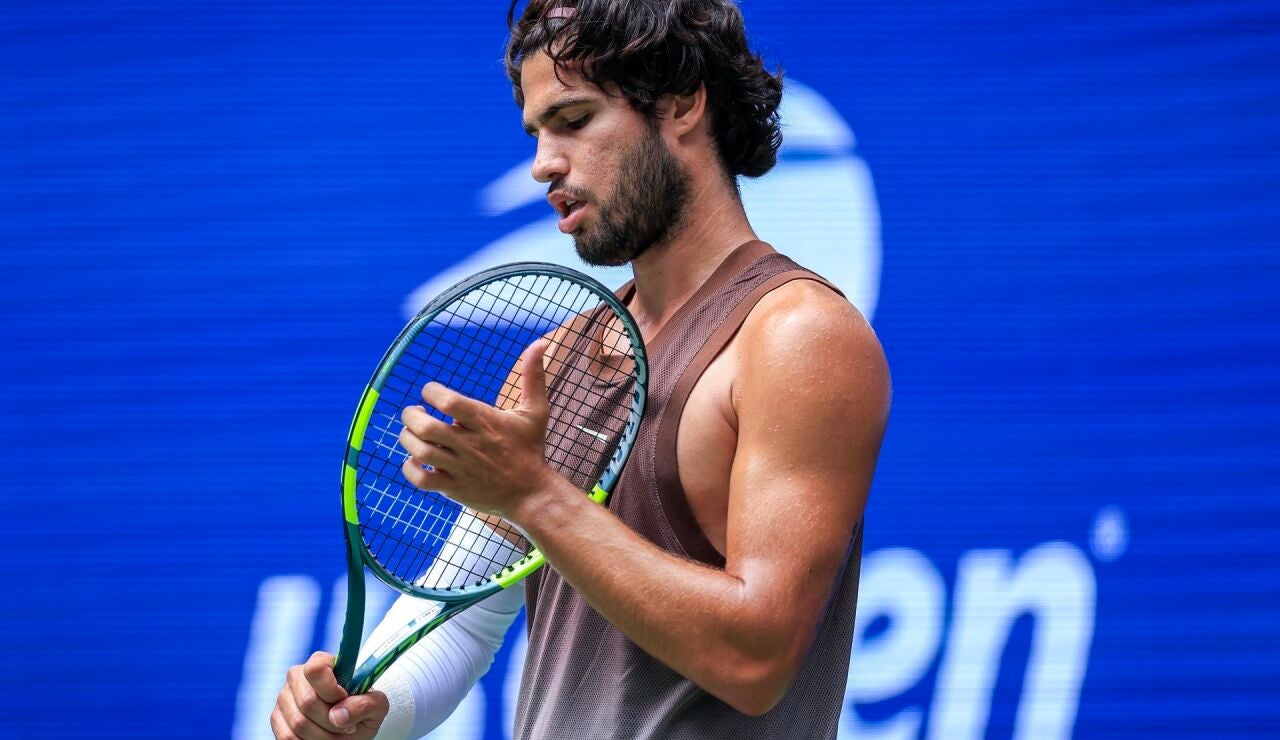 Carlos Alcaraz en el US Open