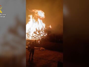 Imagen del incendio