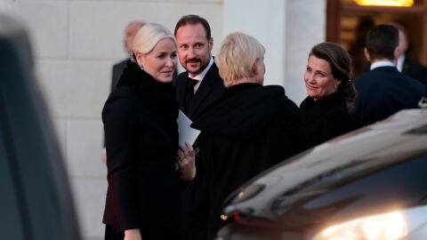 Marta Luisa, Haakon y Mette-Marit de Noruega
