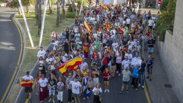 Concentraci&oacute;n en las calles de Ceuta.