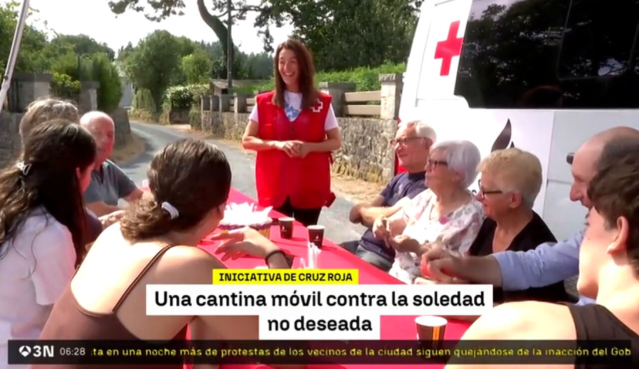 Una cantina m&oacute;vil para luchar contra la soledad de los mayores en el rural