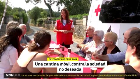 Una cantina m&oacute;vil para luchar contra la soledad de los mayores en el rural