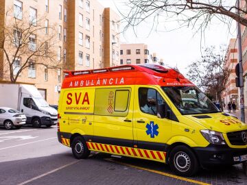 Una ambulancia de Soporte Vital Avanzado (SVA)