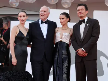 Kate y Rooney Mara, Orlando Bloom y Werner Herzog Kate y Rooney Mara, Orlando Bloom y Werner Herzog