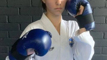 La taekwondista Isabelle Sava
