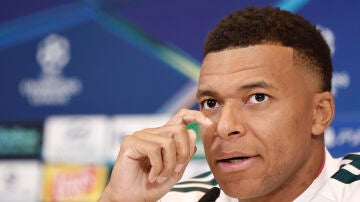 Kylian Mbapp&eacute; en rueda de prensa