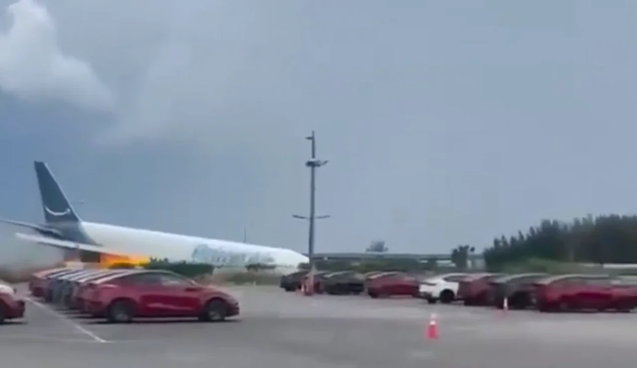 Accidente de avión en el aeropuerto de Miami