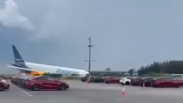Accidente de avión en el aeropuerto de Miami Accidente de avión en el aeropuerto de Miami