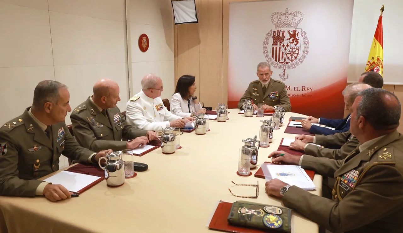 La imagen de la reunión del Rey