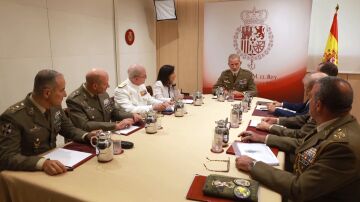 La imagen de la reuni&oacute;n del Rey
