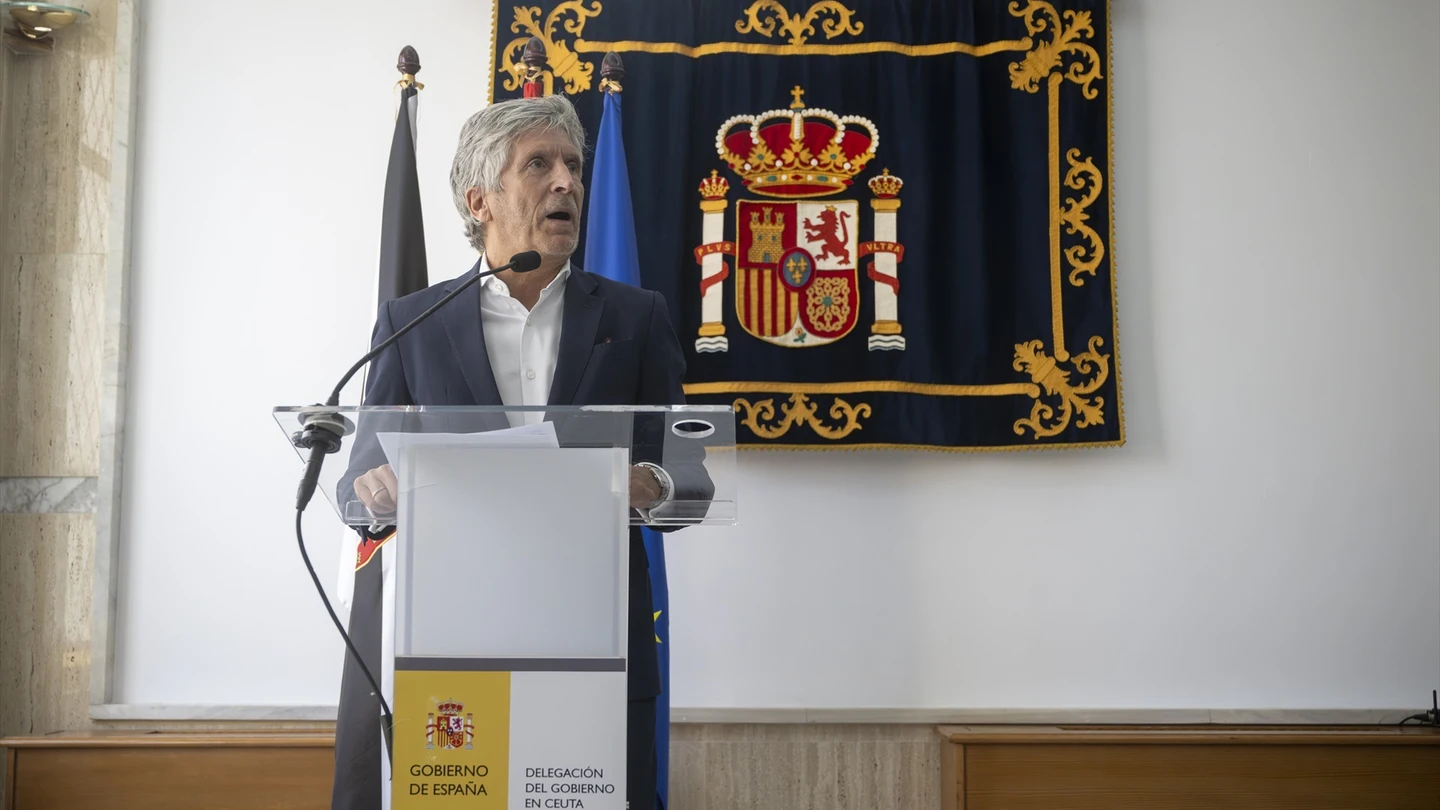 El ministro del Interior, Fernando Grande-Marlaska El ministro del Interior, Fernando Grande-Marlaska