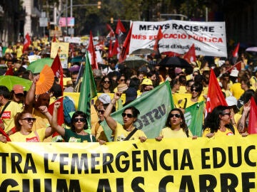 Huelga educativa en Catalu&ntilde;a
