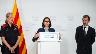 La consellera de Interior de la generalitat de Catalunya, Nuria Parlon,