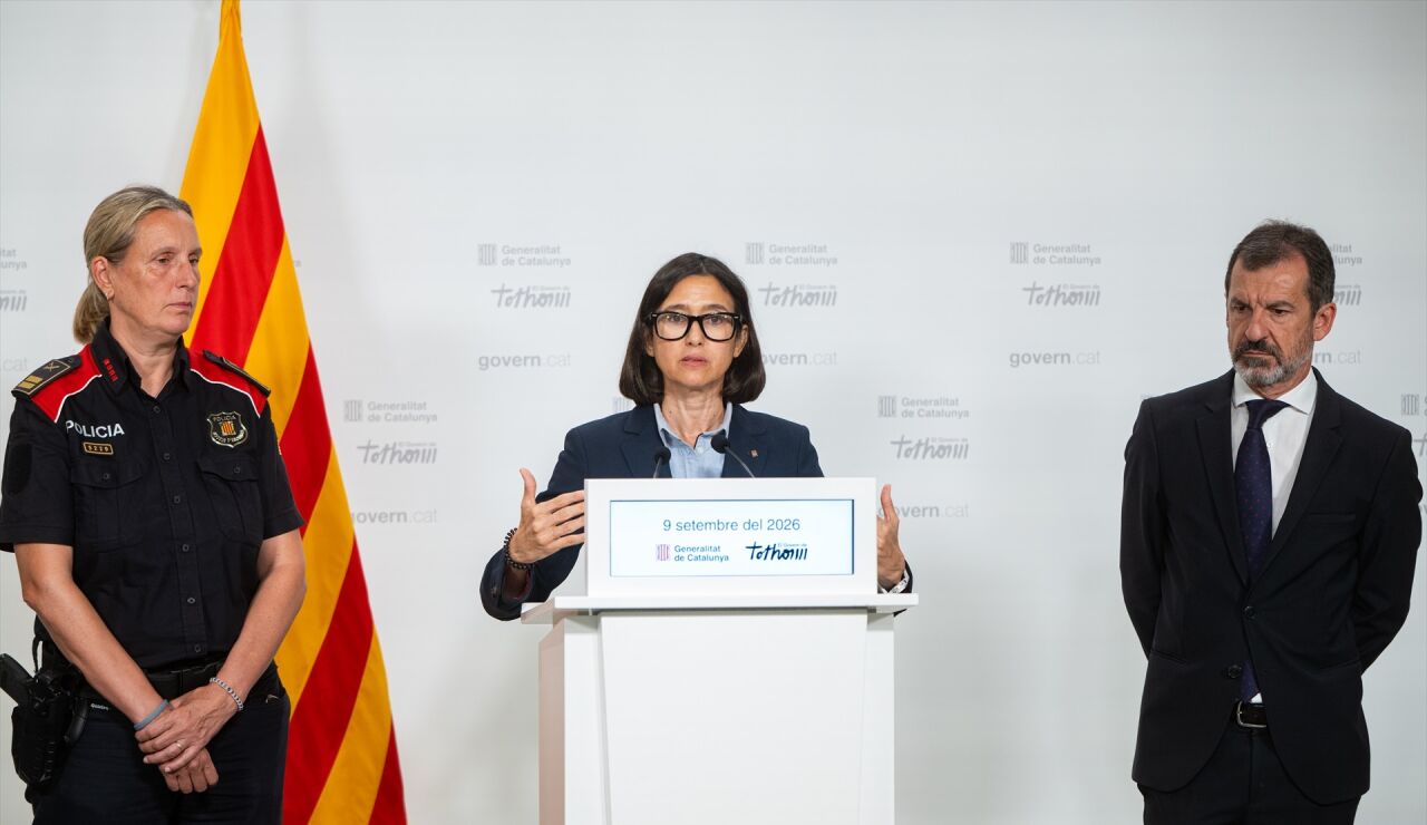 La consellera de Interior de la generalitat de Catalunya, Nuria Parlon,