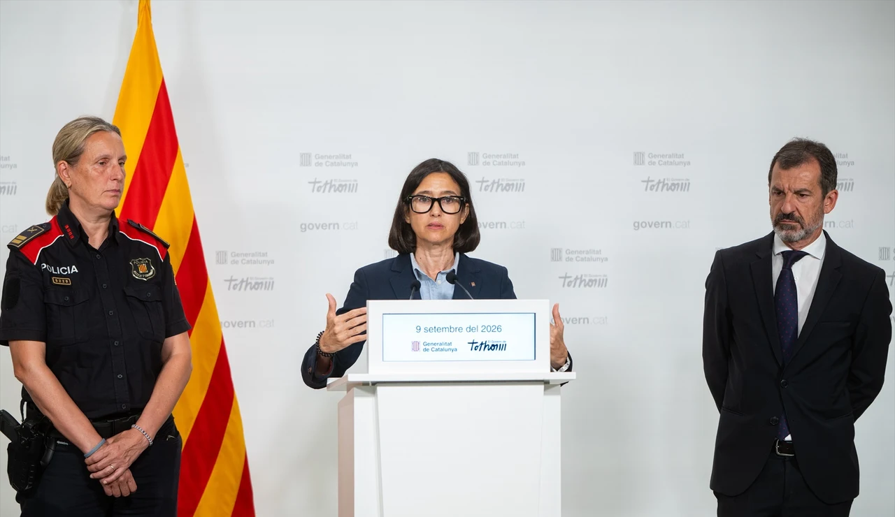 La consellera de Interior de la generalitat de Catalunya, Nuria Parlon,