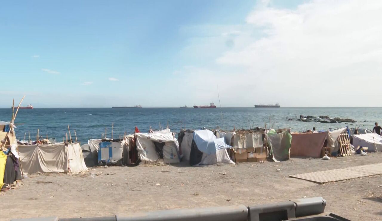 Imagen de los asentamientos en Ceuta