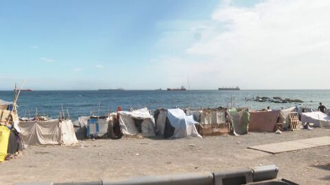 Imagen de los asentamientos en Ceuta