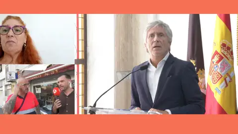 Vima, vecina de Ceuta, y Marlaska Vima, vecina de Ceuta, y Marlaska