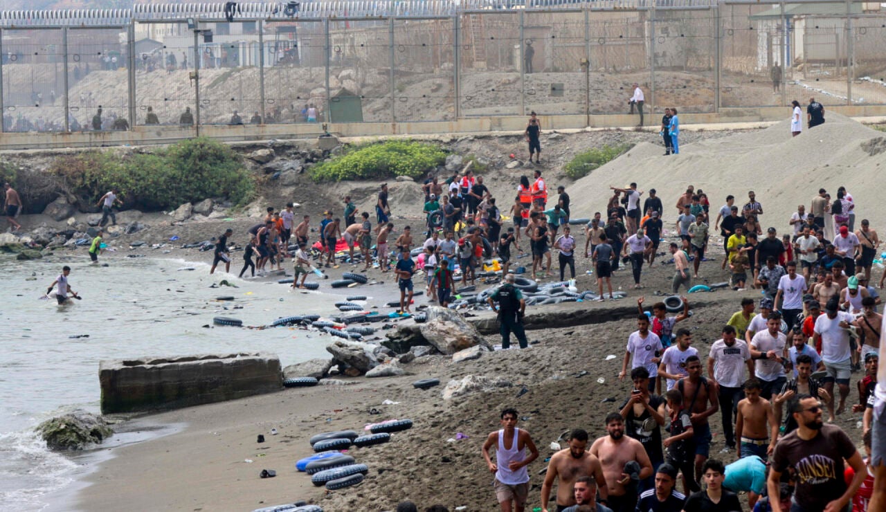 Migrantes en Ceuta